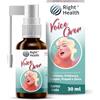 Right Health VOICE OVER: Spray Voce e Gola 30 ml con Erisimo, Echinacea, Propoli e Cajeput. Per abbassamento della voce, benessere delle corde vocali e gola affaticata. Senza Glutine, gusto Limone