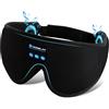 Morelax Mascherina per dormire con cuffie Bluetooth, mascherina per dormire 3D senza fili, per dormire sul fianco/sulla schiena, regalo per donne
