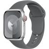 DONEGANI C1 per Cinturino Apple Watch 40mm 44 mm 46mm 42mm 45mm 41mm 38mm 49mm Se Ultra 2 Serie 10 9 8 7 6 5 4 3 Band Bracciale Sport Silicone, Grigio fango vulcanico