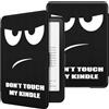 FINTIE Custodia per 7 Kindle Paperwhite (12ª Generazione, 2024) e Kindle Colorsoft (1ª Generazione, 2025/2024), Sottile Leggero Protettiva Cover con Auto Sveglia/Sonno, Don't Touch