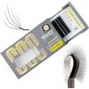 SEEDEW Petalo 5D Estensioni Ciglia, Curl D 0,07 mm MIX8-15mm 12 File/Vassoio, Forma a W, Innesto Ciglia Volume PBT per Lash Tech, Artista, Salone di Bellezza(Petal 5D-Nero-0,07-D-MIX8-15mm)