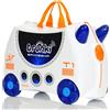 TRUNKI Valigia Cavalcabile per Bambini - Trolley Bambini Bagaglio a Mano - Valigia Cavalcabile Skye L'Astronave