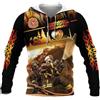 keephenDE Uomo Hoodie Vigili del Fuoco Uniforme 3D Stampato Grafica Manica Lunga Pullover Felpa Harajuku Cerniera Giacca Cappuccio Cappotto