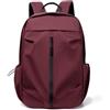 SONARIN Zaino Casual Leggero,Borsa Lavoro Impermeabile Zaino Porta PC 14 Pollici Zaino da Viaggio Zaino Scuola Superiore Media Zainetti Università per Uomo Donna(Rosso)