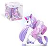 Galupy Rainbow Unicorn Collector Edition Fancy - Unicorno giocattolo da collezionare, statuette di unicorno con ali glitterate e cristalli Swarovski