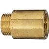 Cornat Prolunga rubinetto Cornat, con filettatura interna ed esterna, a 1/2 IG in ottone lucido, B 40 mm, 1 pezzi, t381501