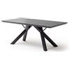 Robas Lund Everett Tavolo per Sala da Pranzo, Nero, BxHxT 180x75x95 cm