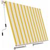 SAN GIORGI Sangiorgio, TENDA DA SOLE A CADUTA cm.300 x H.250 - giallo/bianco