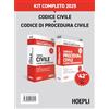 HOEPLI Codice civile e Codice di procedura civile 2025. Kit completo