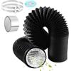 ComPDCVD 150mm Tubo di Scarico 6m Condotto di Ventilazione Flessibile