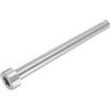 SECCARO Vite a testa cilindrica M2 x 25 mm, acciaio inox V2A VA A2, DIN 912 / ISO 4762, esagono interno, filettatura piena, 20 pezzi