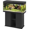 Ferplast Hydor Supporto Acquario, Mobile per Acquario, Resistente all'Umidità, Struttura Solida con Ante e Ripiani Integrati, Piedini Regolabili, 101 x 41 x h 73 cm, in Legno Nero