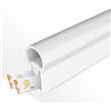 VoltShine Custodia in silicone Arc 22X10 per strisce LED da 20 m: impermeabile e resistente, perfetta per progetti creativi. Assicura grande illuminazione e resistenza all'aperto. Funzionale e