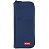 Lihit Lab - Astuccio sottile per penne/matite, 0,7 × 3,9 × 20,5 cm, indaco (A7652-11)