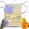 Antiche Bolle - Sapone Solido Naturale all'Olio d'Oliva con Lavanda, Gel di Fico d'India e Burro di Karitè - per Mani, Viso e Corpo, Elasticizzante e Nutriente per Pelle Secca e Matura - 100g