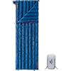 Naturehike 800FP Sacco a pelo ultraleggero da campeggio invernale in piuma d'anatra Sacco a pelo impermeabile in piuma per adulto 200×80cm Da -10 ℃ a 6 ℃ Può essere giuntato Unisex-Blu Navy