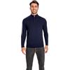 WOSICA Men's 100% Extrafine Merino Wool Long Sleeve Mock Neck Jumper (Top Grey XXL)