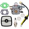 E Beehive filtro carb carburatore con guarnizione filtro aria primer lampadina a candela per zama c1u-k52