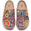 UIN Uinsex, Pantofole Colorate da Donna e Uomo, Leggere, Mocassini Piatti per Viaggi artistici, Fiore, 40EU
