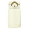 Boziee 350ML/200ML piccola bottiglia thermos in acciaio inossidabile, senza BPA, bottiglia sottovuoto portatile per bevande calde e fredde (bianco, 200ML)