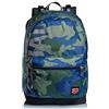 SEVEN Zaino The Double - Camo Royal -Reversibile -Verde Militare