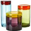POLSPOTTEN - Set di 3 - Vetro soffiato a bocca Bubbles - Multicolore - Vetro soffiato a bocca - Designer Pols Potten Studio