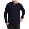 Champion T-Shirt Classica a Maniche Lunghe in Jersey Camicia, Marina Militare, M Uomo