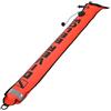 Keenso Boa Gonfiabile di Immersione dell'indicatore della Boa dell'indicatore di Superficie di Alta visibilità degli Accessori 6FT(Rosso)