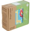 Clementoni - 16228 - Shapes Cubes - Animali, cubi impilabili per Bambini 12 Pezzi, Puzzle Bambini 4 Anni - Materiale 100% Riciclato - Play for Future - Made in Italy