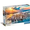 Clementoni Puzzle Collection - New York - 500 Pezzi - Puzzle Adulti, Poster Incluso, Puzzle Città, Divertimento Per Adulti, Made In Italy, 35543