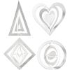 TeACH Me Figure di carta e carta perforate, bianco, taglia unica
