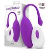 LateToBed Molka Vibrating Egg with Remote Control Purple