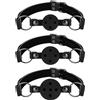 Bedroom Fantasies Set of 3 Ball Gags Black