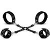 Bedroom Fantasies Cuffs & Hogtie Set Black