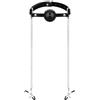 Bedroom Fantasies Ball Gag with Nipple Clamps Black
