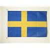 AZ FLAG Bandiera Nautica Svezia 90x60 cm Poliestere Mesh Anelli Plastica