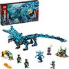 LEGO 71754 NINJAGO Dragone dell'Acqua, Drago Giocattolo Ninja, Costruzioni per Bambini di 9 anni con 5 Minifigure