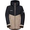 Mammut Giacca con cappuccio da uomo Crater IV HS, nero savana, M