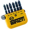 C.K T4512 Set di inserti "Blue Steel" per avvitatore a impulsi - 6 pezzi (PH), 50mm