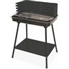 soriani Barbecue a Carbone Carbonella Rettangolare 58x38 cm Sun-Day Nero