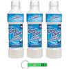 Beni Culinari 3 X DEO DUE Ammorbidente Concentrato Fiori Azzurri, Ammorbidente Concentrato Fiori Blu, ideali per tutti i vestiti, 50 lavaggi 1 litro + portachiavi Beni Culinari