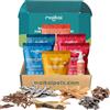 MAIKAI 7 Sacchetti Premietti Snack Cani Naturali - Olio di Salmone 250ml +Masticativi Lunga Durata + Orecchie di Maiale + Nervo di Bue -BARF Cane - Regalo Perfetto