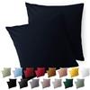 Blumtal Federe Cuscini Divano 60x60 cm - Set di Copricuscini per Divani in Microfibra a 2 Pezzi con Chiusura a Busta, certificati Oeko-Tex, extra morbidi e lavabili - Blu Oceano