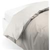Caleffi 58600 Cotone Tinta Unita Sacco Completo Copripiumino per Matrimoniale Letto, Panna