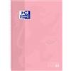 Oxford Quaderno microperforato Touch 80 fogli colore fenicottero pastello