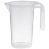 PADERNO WORLD CUISINE Caraffa Graduata Ø cm 7 h 12 lt 0,25 PP Impilabile