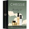 Chrissie Cosmetics Chrissie Illuminating Set Cofanetto Mousse Detergente 50ml + Tonico Mineralizzante 50ml + Crema Oro 24k Illuminante Rassodante 50ml