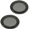 tomzz Audio 2800-000 Griglia per altoparlante griglia per altoparlante DIN 100mm nero 2 pezzi anello di plastica con set griglia metallica