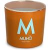 MUHA' | Candela Profumata in Vetro Arancio, Fragranza Cedro e Bergamotto, Profumatore per Ambienti, Formato da 270 Gr