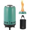 Onlyfire Braciere Senza Fumo con Borsa di Trasporto, Focolare da Tavolo, Camino a Legna e a Pellet per il Campeggio All'aperto Tailgating Patio Backyard, Blu